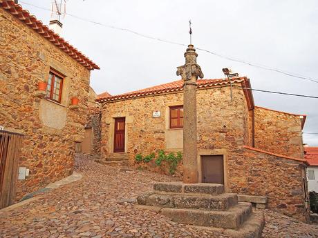 Plaza de Penha Garcia, en Portugla