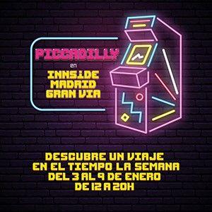 El hotel INNSiDE by Meliá Madrid Gran Vía se transforma en el mítico salón arcade Piccadilly por Reyes