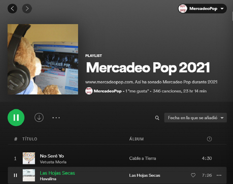 La playlist de Mercadeo Pop en 2021