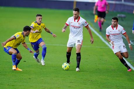El Sevilla no pierde como visitante ante el Cádiz en LaLiga desde 1991