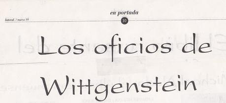 WITTGENSTEIN LATERAL 1999