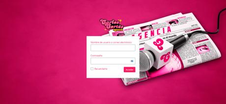 Diseño gráfico área login plataformas Carlos Cortés. Carlos Cortés Agencia. 