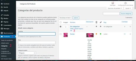 Cómo poner una categoría de Woocommerce en el menú de WordPress
