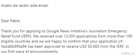 En Consultoría con Carlos Cortés empresario español obtiene fondos de Google