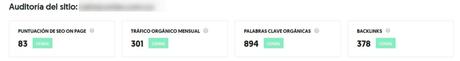 Auditoria SEO con Ubersuggest
