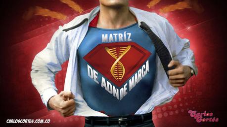 El termómetro de la Matriz de ADN de marca adn de marca