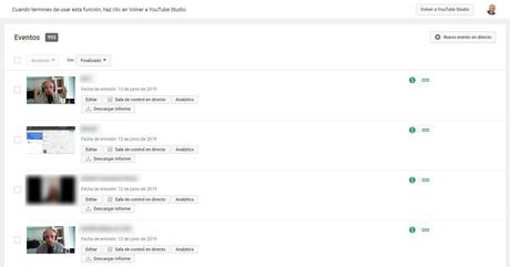 ¿Cómo transmitir en vivo usando Youtube?