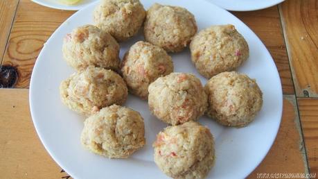 Hamburguesas de pollo rellenas de queso