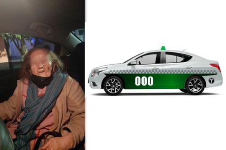 Señora de 94 años se extravía en la capital y taxista le socorre