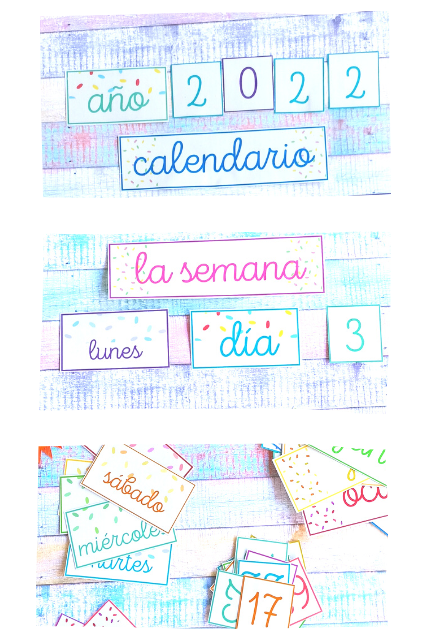 Recursos imprimibles: Mi primer calendario en Educación Infantil y Primaria + Calendario circular de inspiración Waldorf