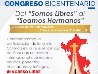 Congreso Bicentenario: La Iglesia, corazón del Perú.