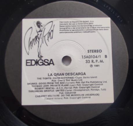 VA -La Gran descarga 2Lp 1981 Parte 1 (Business Unusual) VA -La Gran descarga 2Lp 1981 Parte 1 (Business Unusual)