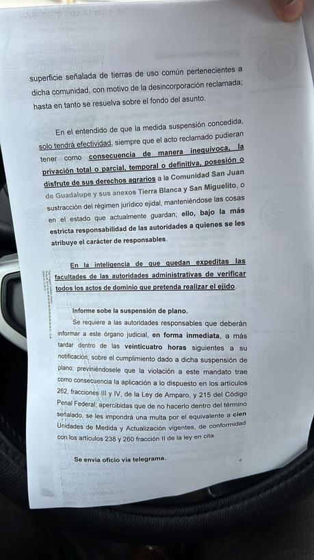 Amparo no frena Decreto de Área Natural Protegida de Sierra de San Miguelito