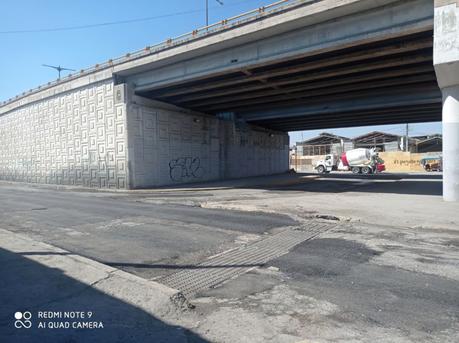 Cierran calles por bacheo emergente en la Capital Potosina
