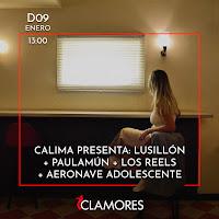 Concierto de Lusillón, Paulamún, Los Reels y Aeronave Adolescente en Clamores