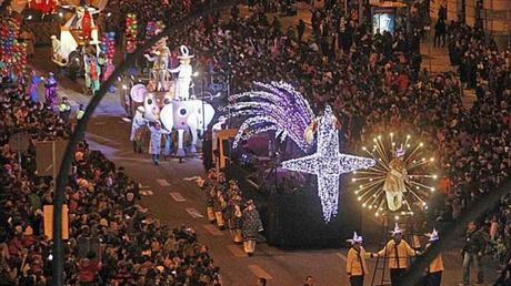 Justo a la víspera de la cabalgata de Reyes en Barcelona,... Llegó la cabalgata de Reyes con frío y bajas temperaturas