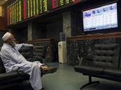 KSE-100 advances volatile trading