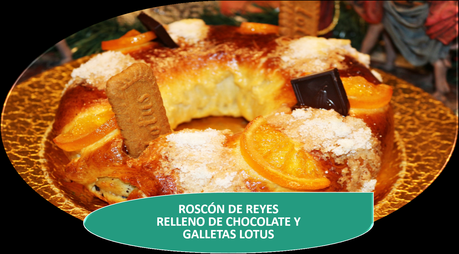 ROSCÓN DE REYES DE SIL 2022 {RELLENO DE CHOCOLATE Y GALLETAS LOTUS} ROSCÓN DE REYES DE SIL 2022 {RELLENO DE CHOCOLATE Y GALLETAS LOTUS}