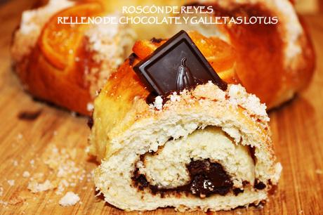 ROSCÓN DE REYES DE SIL 2022 {RELLENO DE CHOCOLATE Y GALLETAS LOTUS} ROSCÓN DE REYES DE SIL 2022 {RELLENO DE CHOCOLATE Y GALLETAS LOTUS}
