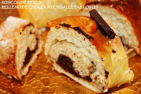 ROSCÓN DE REYES DE SIL 2022 {RELLENO DE CHOCOLATE Y GALLETAS LOTUS} ROSCÓN DE REYES DE SIL 2022 {RELLENO DE CHOCOLATE Y GALLETAS LOTUS}