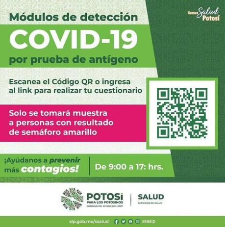 Inicia en SLP aplicación gratuita de pruebas de covid-19 Inicia en SLP aplicación gratuita de pruebas de covid-19