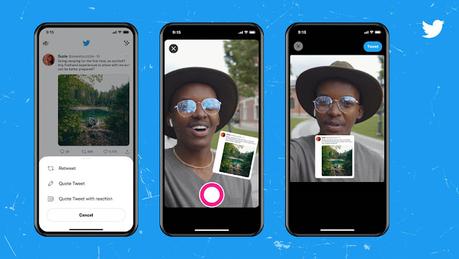 #APP   |  #Twitter prueba la nueva función que permite reaccionar a los #tuits con fotos y videos  |   #TECNOLOGIA