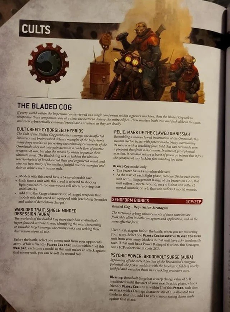 Algunas páginas filtradas del codex Culto Genestealer de 9ª ed Algunas páginas filtradas del codex Culto Genestealer de 9ª ed