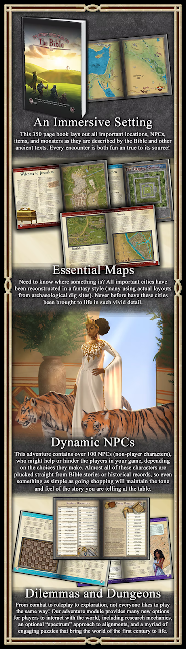 The Adventurer's Guide to the Bible for 5E en Kickstarter