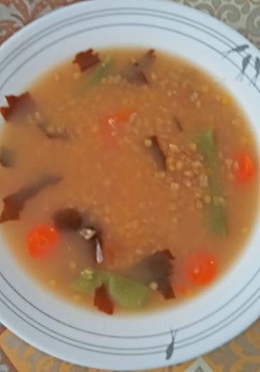 Sopa de Avena Depurativa con Salsa de Soja