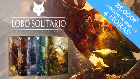 Colección de libro-juegos de Lobo Solitario financiada en 4 horas (Celaeno Books)
