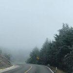 (Galería) Se reporta agua nieve en la Sierra de Álvarez