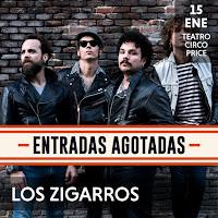 Concierto de Los Zigarros en el Teatro Circo Price
