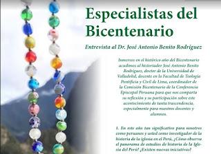 ESPECIALISTAS DEL BICENTENARIO. Entrevista de la ONDEC a José Antonio Benito