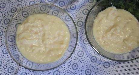 Como hacer con Thermomix natillas de turrón blanco