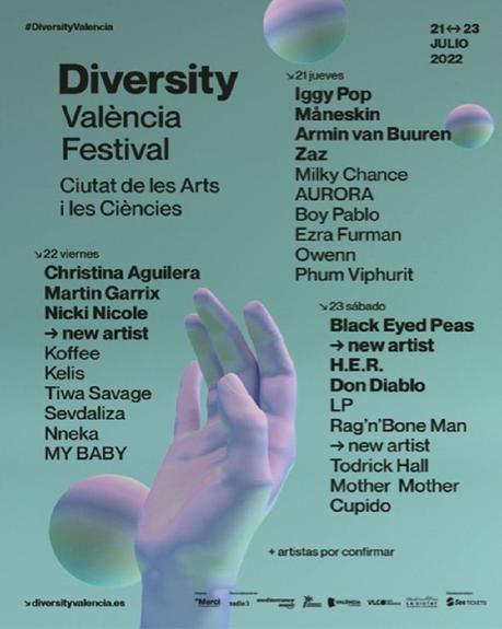 Diversity Valencia Festival 2022: más confirmaciones