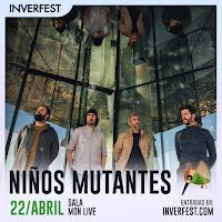 Concierto Niños Mutantes en la Sala Mon Live