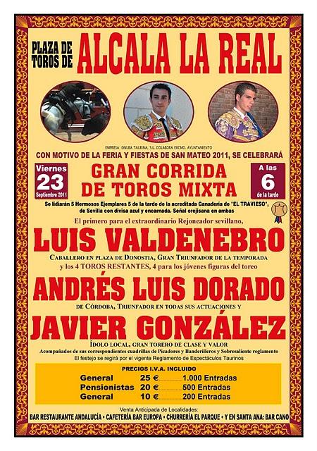 ANDRES LUIS DORADO EN ALCALA LA REAL (JAEN)