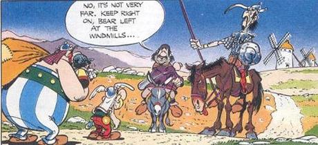 Don Quijote, Astérix y Mortadelo