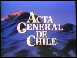 ACTA GENERAL DE CHILE