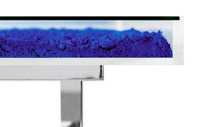 Yves Klein blue table