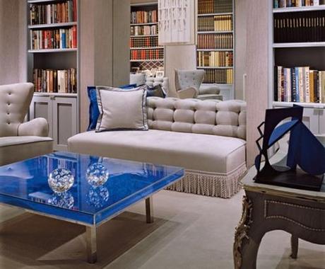 Yves Klein blue table