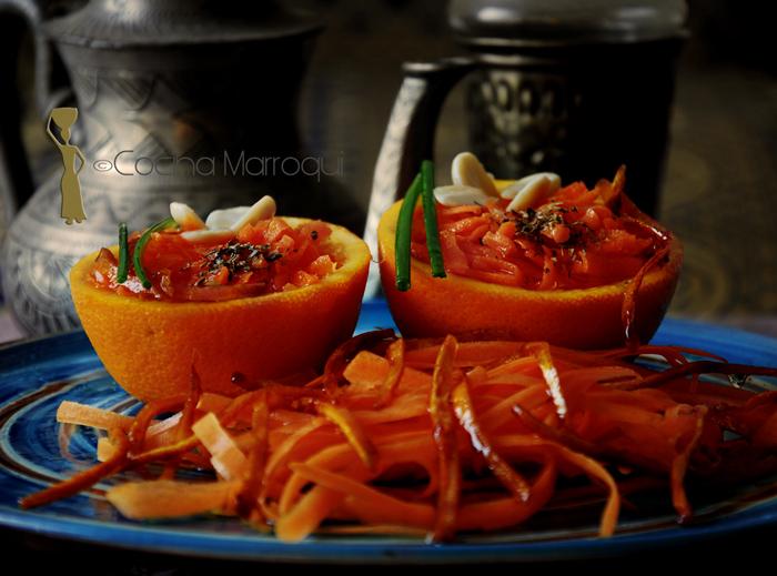 Ensalada de zanahoria y naranja