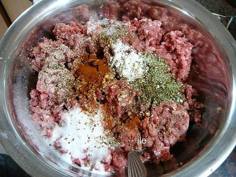 Chorizos de carne y cerdo