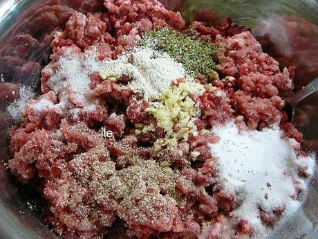 Chorizos de carne y cerdo