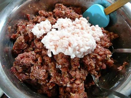 Chorizos de carne y cerdo