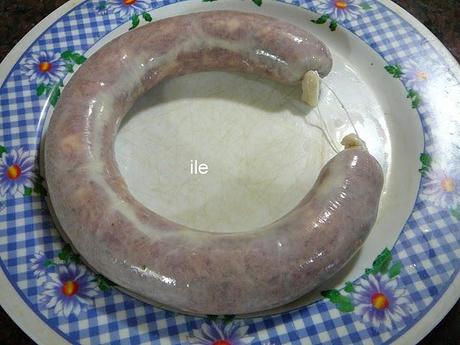Chorizos de carne y cerdo