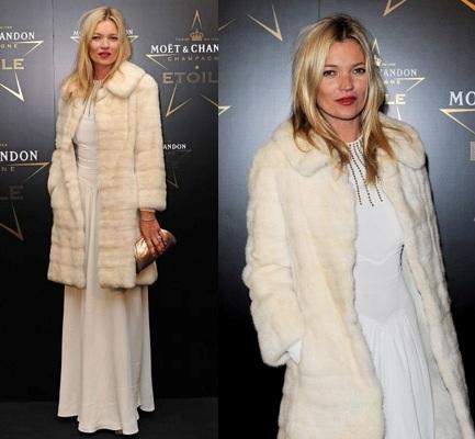 Sienna Miller, Kate Moss coinciden en Los Premios Moet & Chandon Etoile en Londres