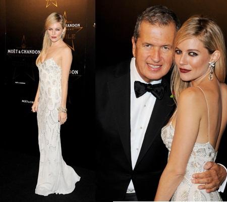 Sienna Miller, Kate Moss coinciden en Los Premios Moet & Chandon Etoile en Londres