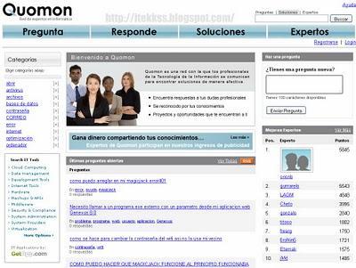 Quomon - Preguntas y respuestas para profesionales de informatica y diseño