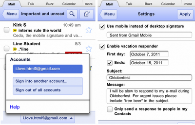 La versión móvil de la web de Gmail incorpora nuevas funcionalidades